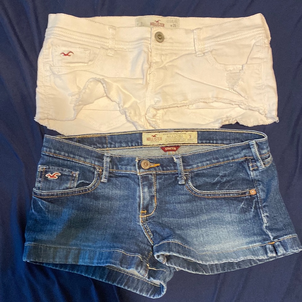 Jean shorts sizes- 000,2,3,4,5, Brands-Hollister, Aeropostal,Arizona,Wallflower